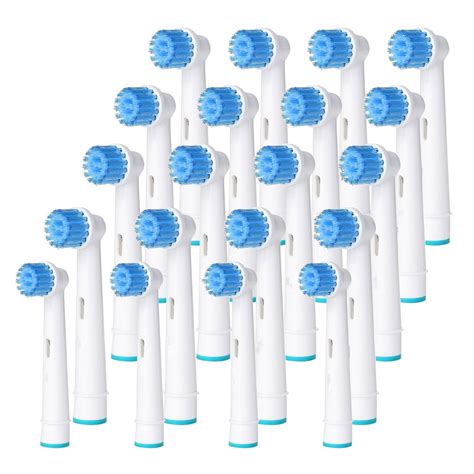 20PCS Sensitive Generic Electric Toothbrush Heads Replacement for Braun ...