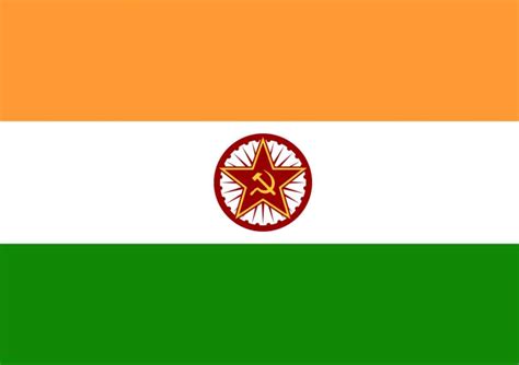 Communist Flag Of India : r/vexillology