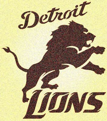 Detroit Lions Logo Stencil Mancave Sports Football Stencils | eBay