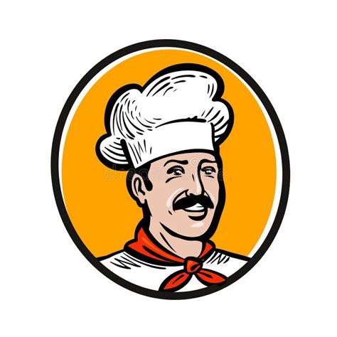 Chef, Cook Logo. Label or Icon for Design Menu Restaurant or Catering. Vector Illustration Stock ...