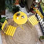 Amazon.com : Outdoor Table Fire Pit 60" Round Dining Cast Aluminum ...