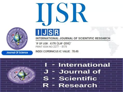 PPT - IJSR - International Journal of Scientific Research PowerPoint Presentation - ID:7628974