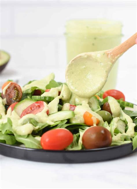 Avocado Salad Dressing - Sweet As Honey