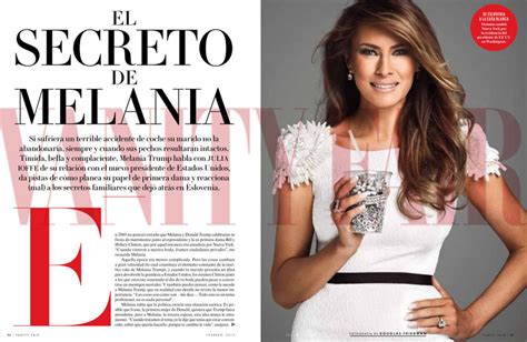 Melania Trump stars on the cover of ‘Vanity Fair’ Mexico - CELEBRITY