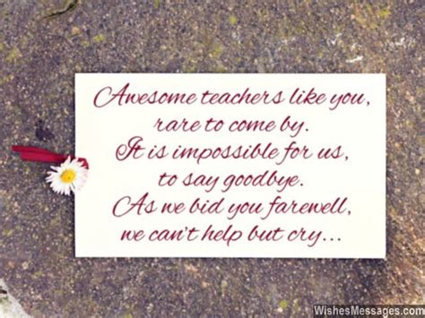 Farewell Messages for Teachers: Goodbye Quotes for Teachers and Professors – WishesMessages.com