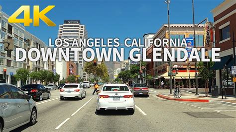 GLENDALE - Driving Downtown Glendale, Los Angeles, California, USA, 4K UHD - YouTube