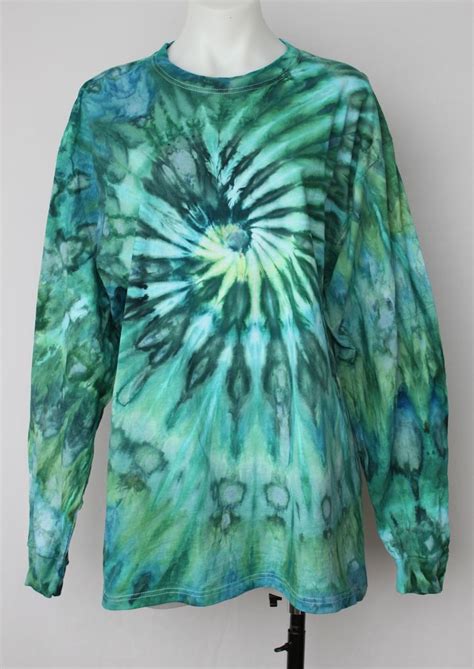 Men's XL long sleeve tie dye shirt - Mermaid's Tale twist | Tie dye ...