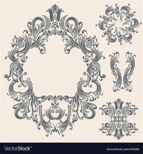 Victorian frame Royalty Free Vector Image - VectorStock