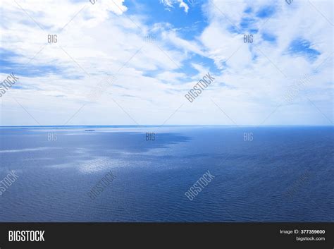 Aerial View Blue Sea Image & Photo (Free Trial) | Bigstock