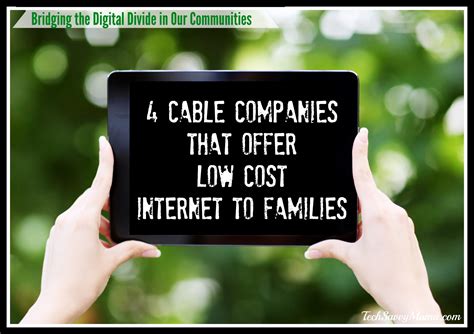 Internet Haves & Have Nots: How 4 Cable Companies Bridge the Digital ...