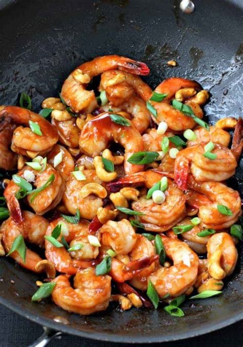 Easy Stir-Fry Shrimp and Cashews - Mantitlement