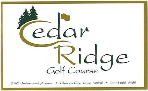 Cedar Ridge Golf Course - Iowa PGA Golf Pass