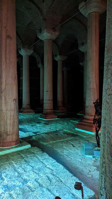 Basilica Cistern. So much larger than you'd think it will be : r/byzantium