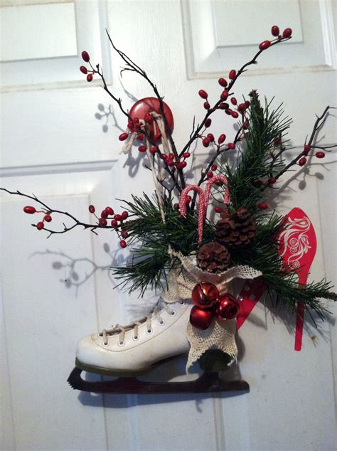 vintage ice skate.. | Christmas crafts decorations, Christmas ...