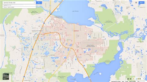 Sanford Florida Map | Printable Maps