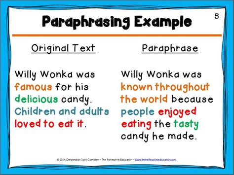 1000+ images about Paraphrasing on Pinterest | Worksheets, Quotations ...