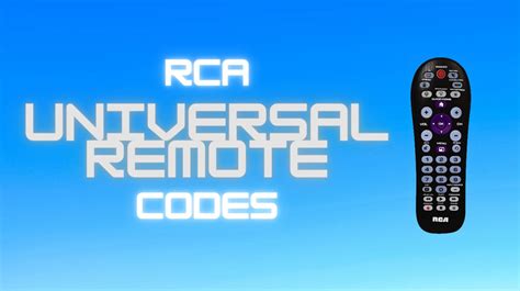 RCA Universal Remote Codes: All setup methods explained! - Spacehop