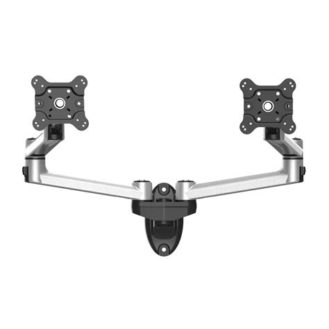 Dual VESA Wall Mount w/ Quick Release Dual Arm