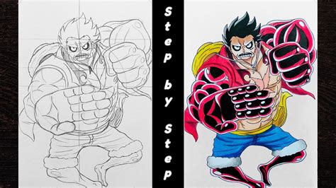 Luffy Gear 4 Bounce Man Coloring Pages - IMAGESEE