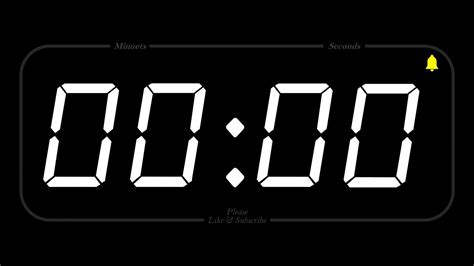 0 MINUTE - TIMER & ALARM - 1080p - COUNTDOWN - YouTube