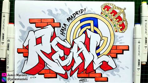 Real Madrid Graffiti in 2021 | Graffiti, Real madrid, Tutorial