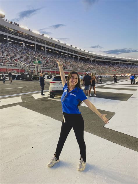 Journalism and sports management student puts pedal to the metal through internship at Charlotte ...