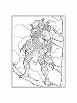 Predator coloring pages sketch template