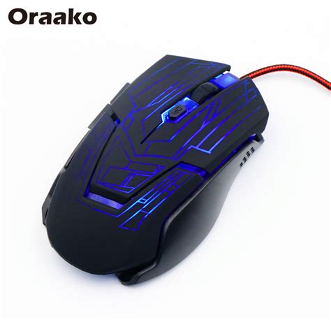 Optical Gaming Mouse Dpi 2400 Wired Gaming Mouse 7 Colorful Lights ...