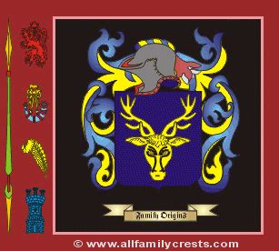 Mawhinney family crest and meaning of the coat of arms for the surname ...