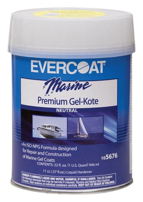 Evercoat Gel Coat Repair Kit 1 qt. - Walmart.com - Walmart.com