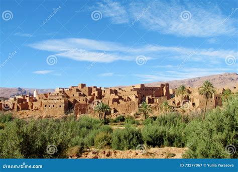 Traditional Mountain Village in Morocco Stock Image - Image of africa, high: 73277067