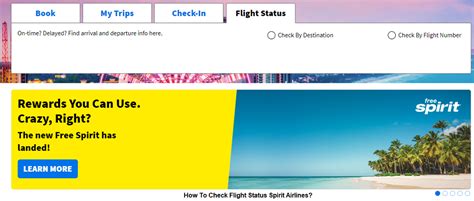 Spirit Airlines Reservations - Steps To Check The Flight Status