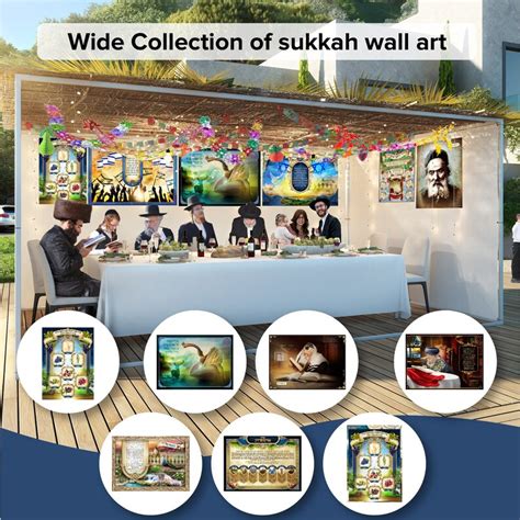 Sukkah Decorations Murals for Sukkot Sukkah Posters - Etsy