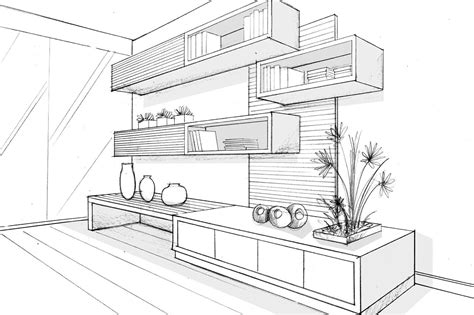 Croquis desenvolvidos para facilitar o entendimento do projeto pelos clientes. | Arquitetura em ...