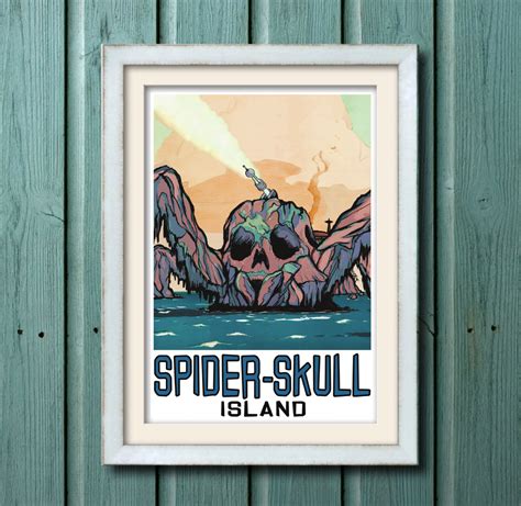 Spider-Skull Island 13"x19" Poster – Rocket Pop Inc.