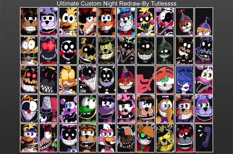 Remastered my UCN Roster drawing! : r/fivenightsatfreddys