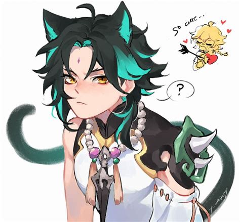 xiao in 2021 | Cute anime character, Catboy, Anime