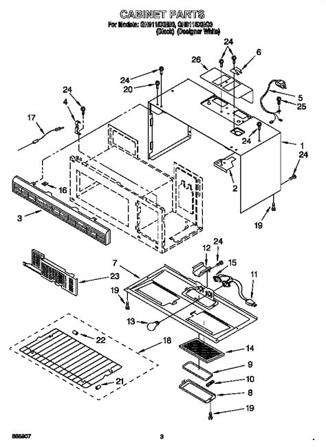 Whirlpool Parts: Whirlpool Microwave Parts List