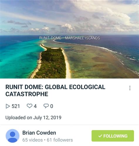 Runit Dome: Global Ecological Catastrophe – Brian Cowden – Atomic ...