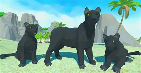 Panther Family Simulator 3D - Jogue Panther Family Simulator 3D em CrazyGames