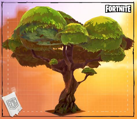 ArtStation - Fortnite: Trees 2014, Tangi Bodio | Drawing tree, Stylized ...