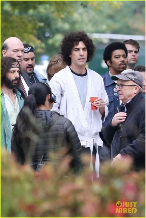 Sacha Baron Cohen Arrives on Set for Day of Filming 'Trial of the Chicago 7': Photo 4374458 ...