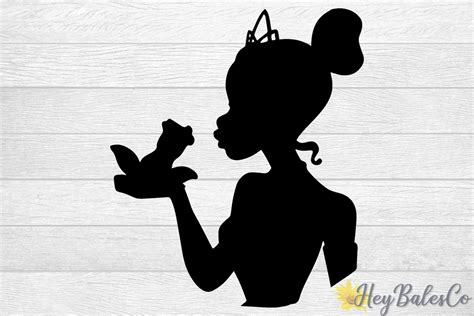 Disney Princess Tiana Silhouette