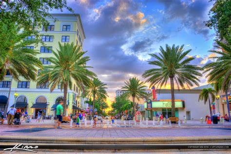 Flagler Park at Clematis Downtown West Palm Beach | Royal Stock Photo