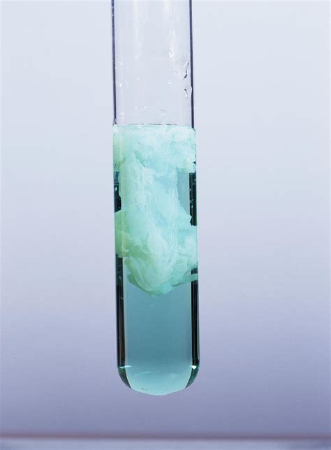 Nickel Hydroxide Precipitate Photograph by Andrew Lambert Photography ...