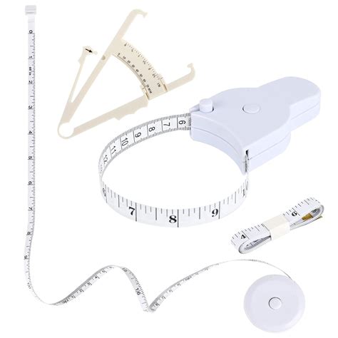 4 Pieces Body Measuring Tape, Soft Retractable Measuring Tape, Body Fat ...