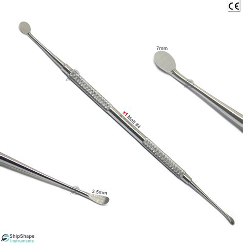 Periosteal Molt #4 with Curette Standard solid handle – Shipshape ...