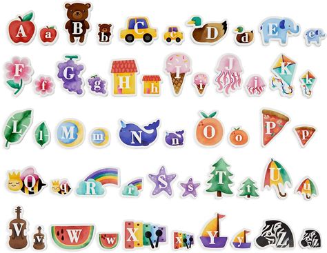 Pieces Alphabet Letter Magnets, Magnetic ABC for Kids Classroom, Preschool, Learning, Education ...