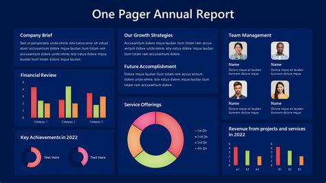 One Pager Presentation Template