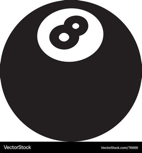 8ball Royalty Free Vector Image - VectorStock